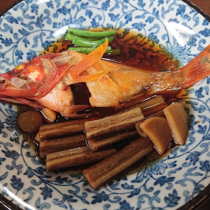 【釣り魚料理】アカハタの煮付け